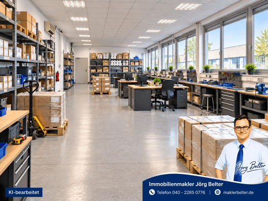 Halle/Industriefläche zur Miete 6,50 € 174 m² Lagerfläche teilbar ab 174 m² Garstedt Norderstedt 22848
