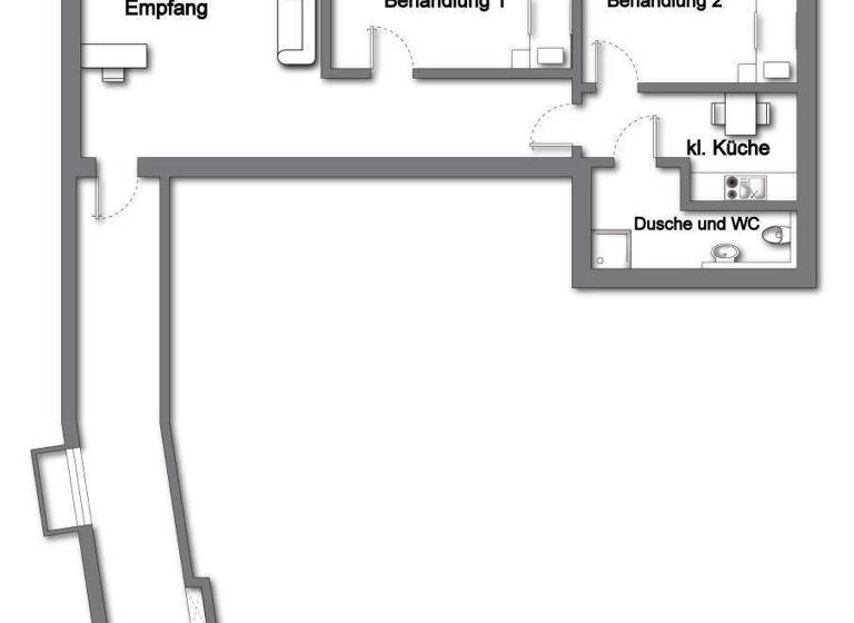 Praxis zur Miete 600 € 2 Zimmer 67,5 m² Bürofläche Wien 1190