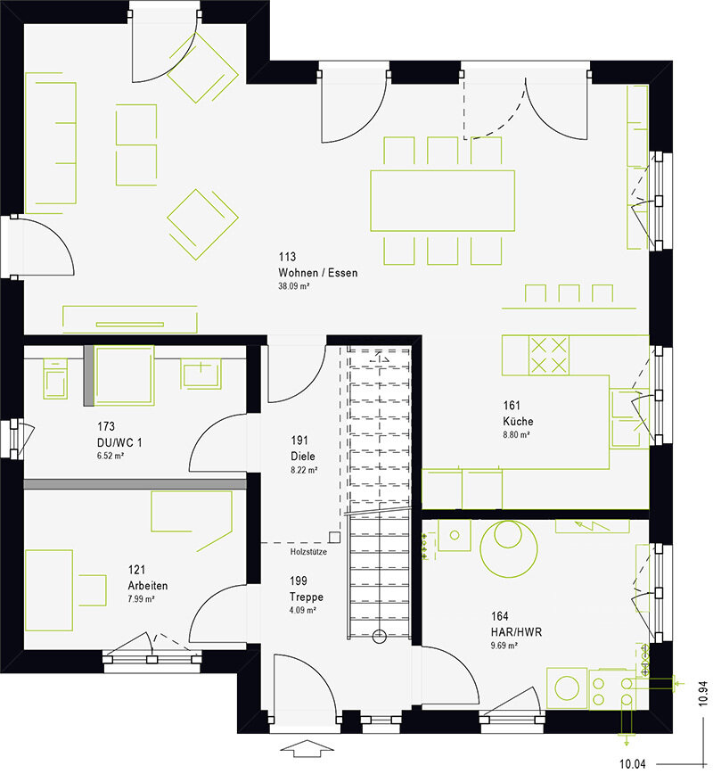 Einfamilienhaus zum Kauf 311.609 € 6 Zimmer 160 m²<br/>Wohnfläche 500 m²<br/>Grundstück Breit 54426