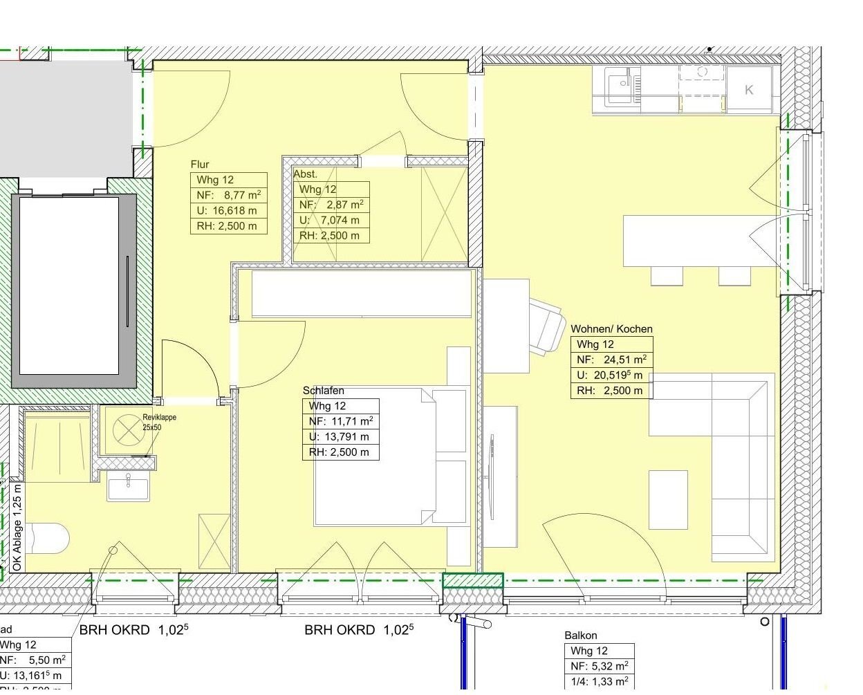 Wohnung zur Miete 930 € 2 Zimmer 55 m²<br/>Wohnfläche 2.<br/>Geschoss Sülldorfer Landstraße 138 a Sülldorf Hamburg 22589