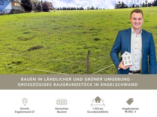 Grundstück zum Kauf 98.000 € 1.533 m² Grundstück Engelschwand Engelschwand Görwihl 79733