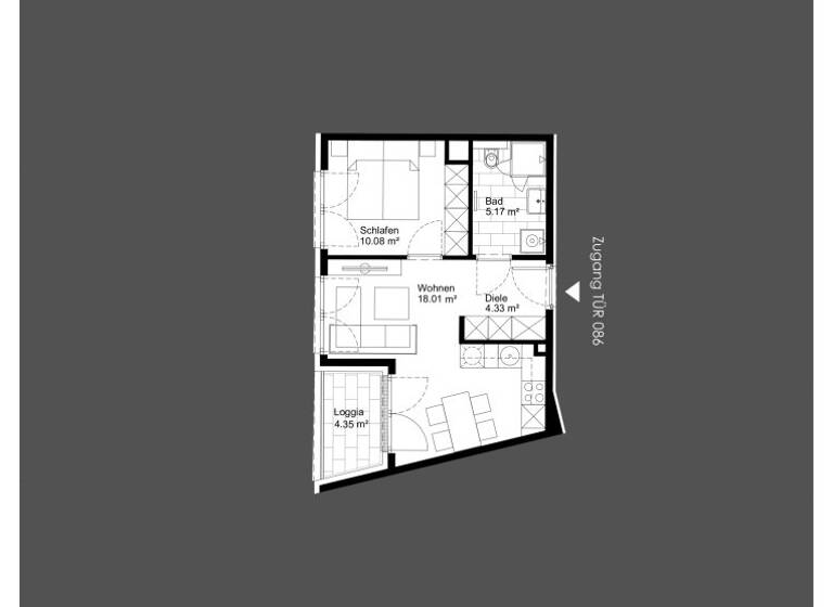 Wohnung zum Kauf - Erstbezug 249.700 € 2 Zimmer 37,6 m² 5. Geschoss Gudrunstraße Wien 1100