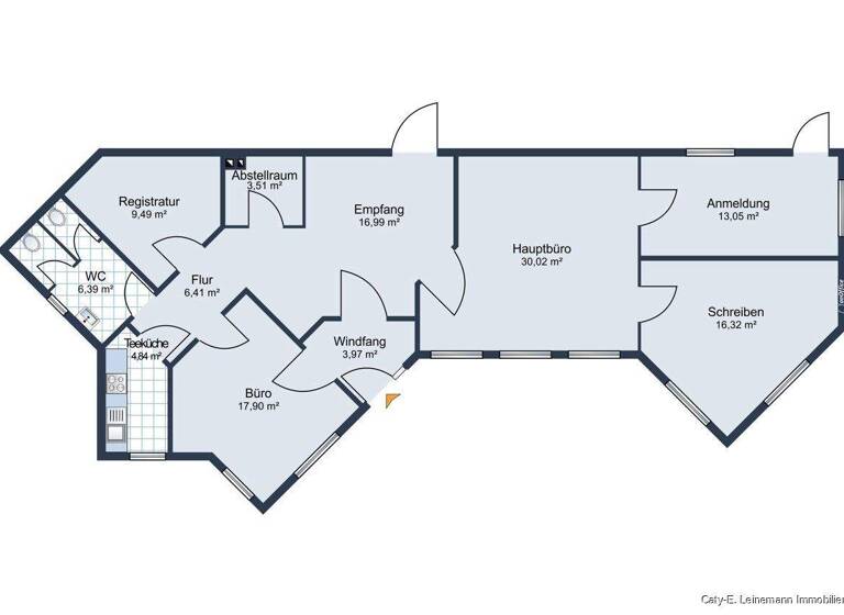 Bürofläche zur Miete 425 € 2 Zimmer 46 m² Bürofläche Adelheidsdorf 29352