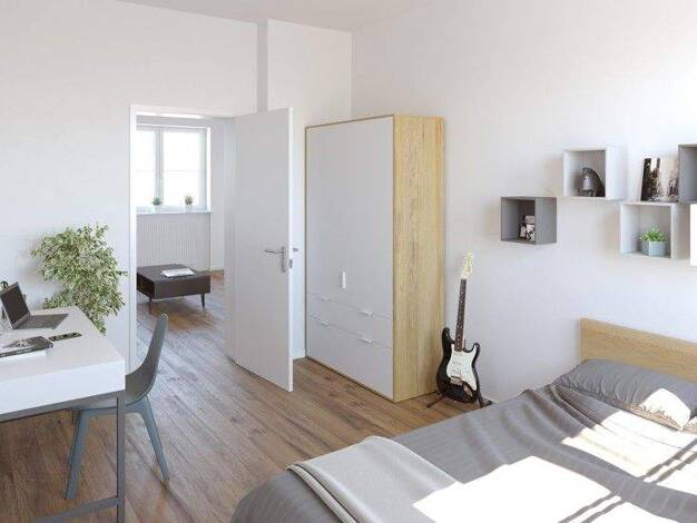 Wohnung zur Miete 361 € 3 Zimmer 57,7 m² 2. Geschoss frei ab 15.04.2026 Cracauer Str. 31 Brückfeld Magdeburg 39114