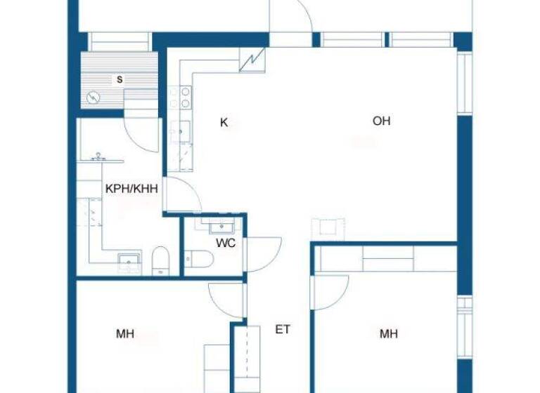 Doppelhaushälfte zum Kauf 358.000 € 3 Zimmer 75 m² 1.135 m² Grundstück Lillukkakuja 4 Vantaa 01350