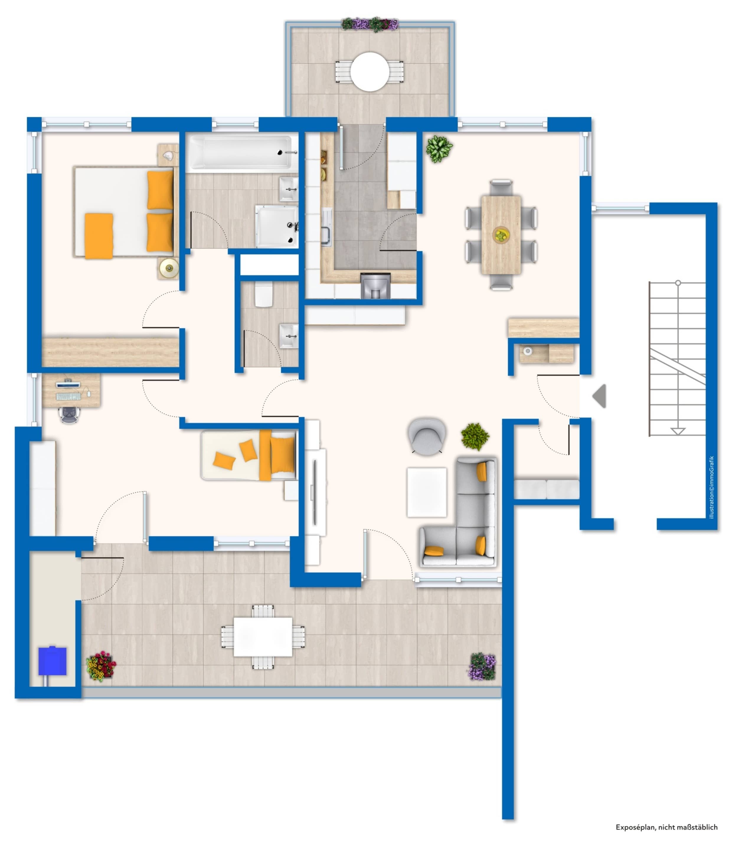 Wohnung zum Kauf 359.000 € 3,5 Zimmer 90 m²<br/>Wohnfläche Grafenberg 72661