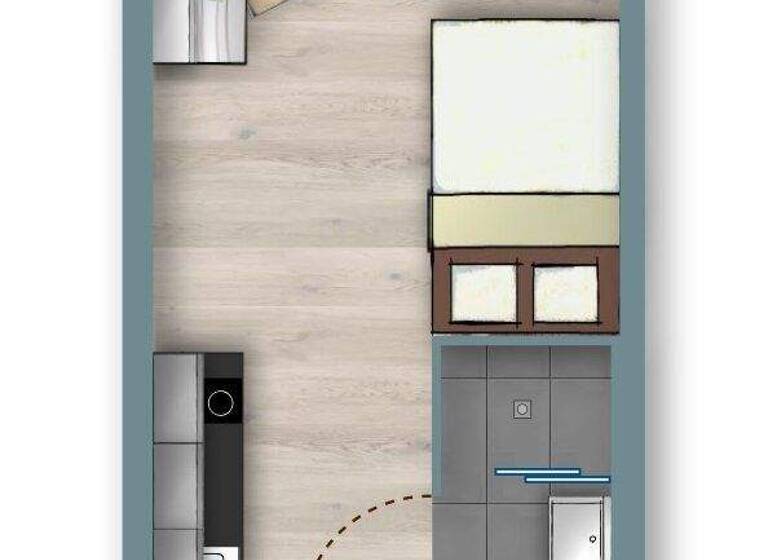 Studio zur Miete 782 € 1 Zimmer Favoritenstraße Wien 1100