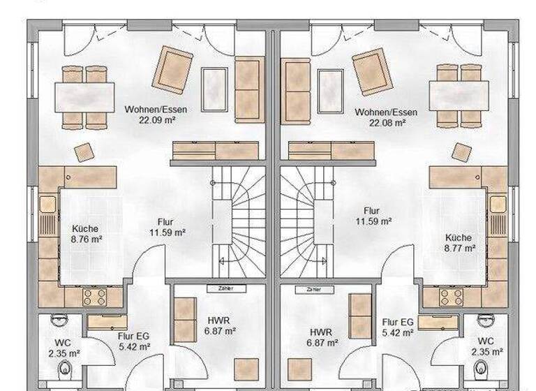 Doppelhaushälfte zum Kauf provisionsfrei 629.000 € 4 Zimmer 109 m² 350 m² Grundstück Schniegling Nürnberg 90427