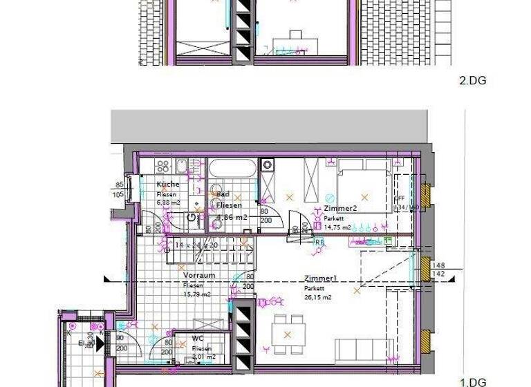 Wohnung zur Miete 1.508 € 3 Zimmer 102,3 m² EG Friedrich-Schmidt-Platz 7 Wien 1080