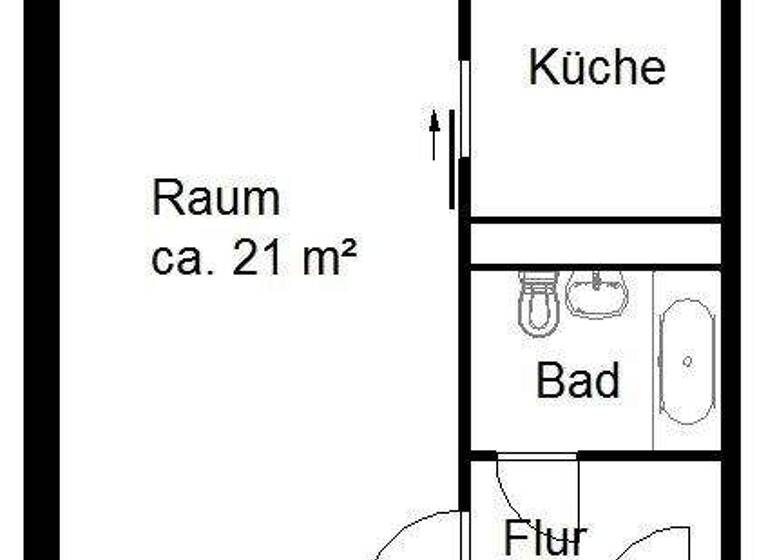 Studio zur Miete 172 € 1 Zimmer 34,4 m² 4. Geschoss Weidenkätzchenweg 12 Heide Nord Halle (Saale) 06120