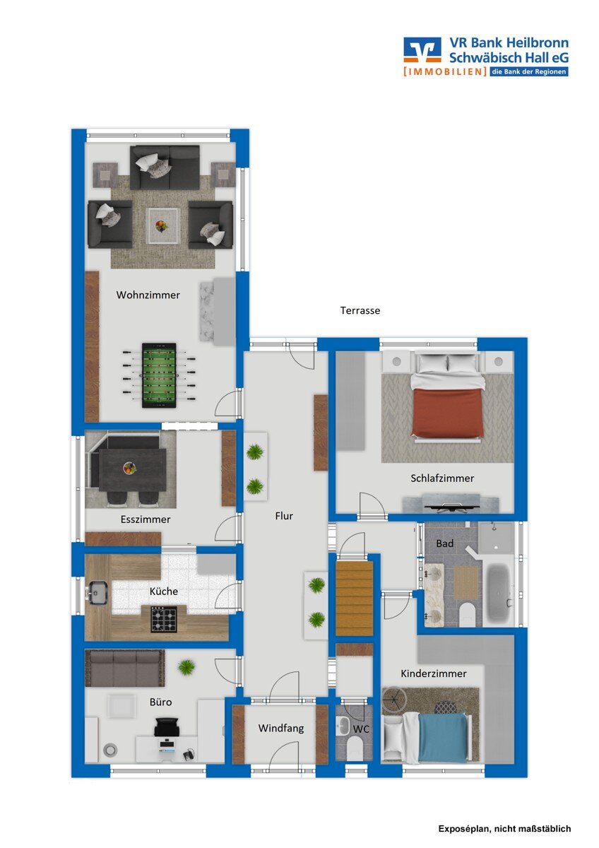 Bungalow zum Kauf 535.000 € 6,5 Zimmer 124,6 m²<br/>Wohnfläche 862 m²<br/>Grundstück Kreuzäcker Schwäbisch Hall 74523