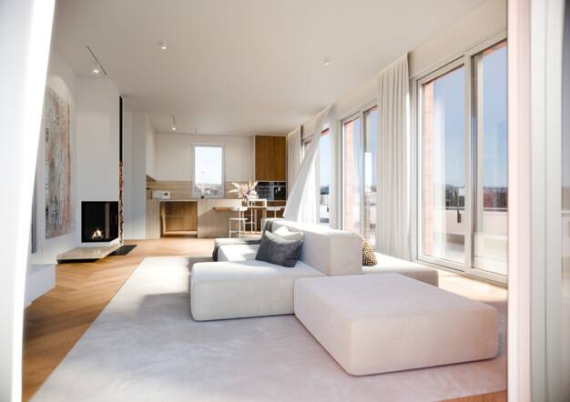 Wohnung zum Kauf - Neubau 2.399.000 € 4 Zimmer 201,2 m² 10. Geschoss Eiswerderstraße 12 Spandau Berlin 13585