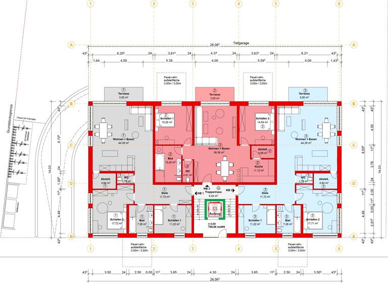 Wohnung zum Kauf provisionsfrei 519.858 € 3 Zimmer 96,3 m²<br/>Wohnfläche EG<br/>Geschoss 01.11.2025<br/>Verfügbarkeit Lahr Lahr/Schwarzwald 77933