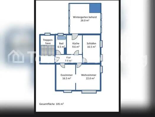 Wohnung zur Miete Tauschwohnung 900 € 4 Zimmer 105 m² 1. Geschoss Mitte Hannover 30175