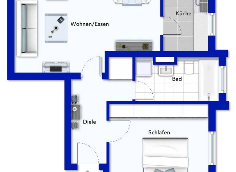 Wohnung zum Kauf 219.000 € 2 Zimmer 52,4 m² Wiesbaden 65189