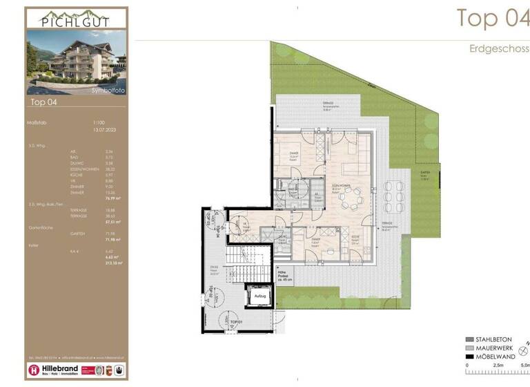 Wohnung zum Kauf 458.000 € 3 Zimmer 77 m² EG Bruck an der Großglocknerstraße 5671
