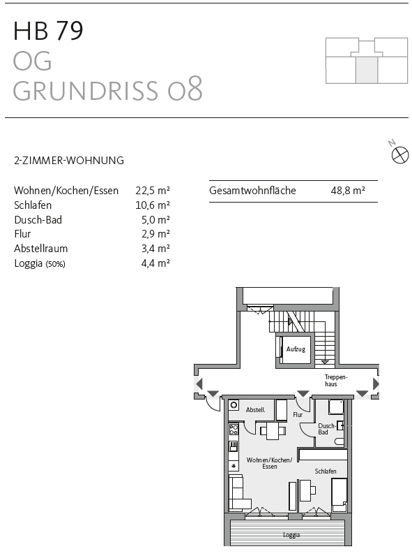 Studio zum Kauf provisionsfrei 295.000 € 2 Zimmer 48,8 m²<br/>Wohnfläche 1.<br/>Geschoss Heinrich-Busold-Str. 79 Friedberg Friedberg 61169