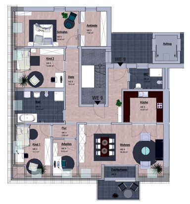 Wohnung zur Miete 1.513,60 € 5,5 Zimmer 137,6 m² 3. Geschoss Fabrikstraße Coswig 01640