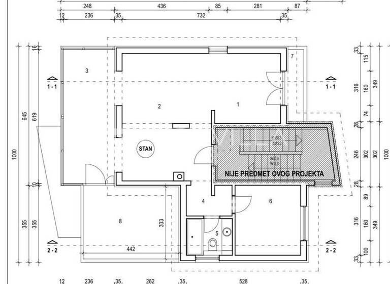Studio zum Kauf 279.000 € 1 Zimmer 65 m² 2. Geschoss Grmoscica Gornja Kustosija