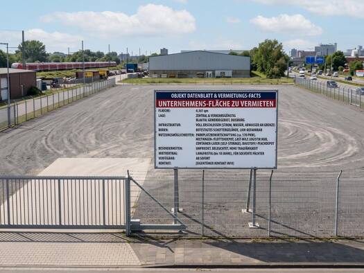 Gewerbegrundstück zur Miete provisionsfrei 4.000 m² Grundstück Mitte Mülheim an der Ruhr 45468