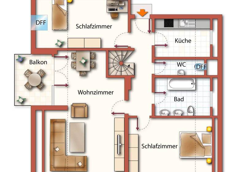Maisonette zum Kauf 329.000 € 4,5 Zimmer 140 m² Bonndorf Überlingen / Bonndorf 88662