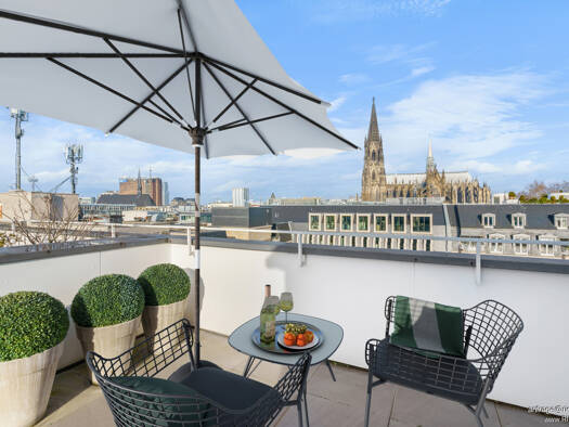 Penthouse zur Miete 2.490 € 3 Zimmer 95 m² 6. Geschoss Altstadt-Nord Innenstadt 50667