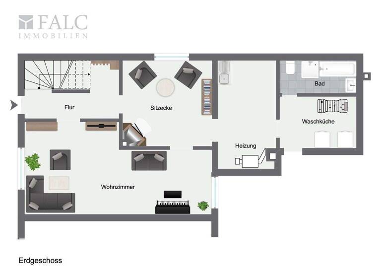 Reihenmittelhaus zum Kauf provisionsfrei 212.000 € 4,5 Zimmer 110 m² 296 m² Grundstück Coesfeld 48653