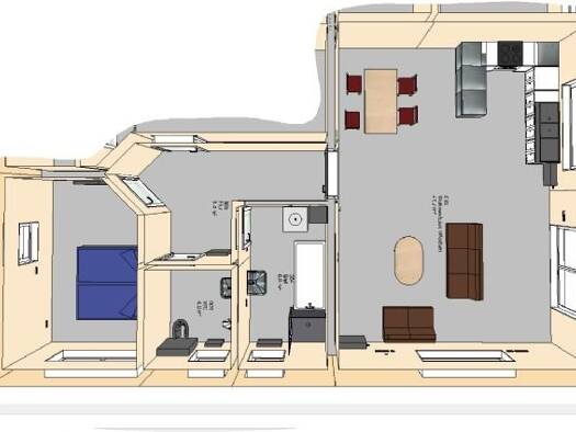 Wohnung zur Miete 580 € 2 Zimmer 72 m² EG frei ab 01.02.2026 Schulstraße 20 Wittelshofen 91749