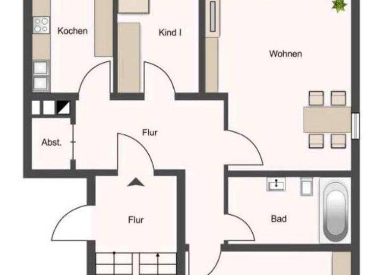 Wohnung zur Miete 1.200 € 3 Zimmer 89 m² EG Uttenreuth 91080