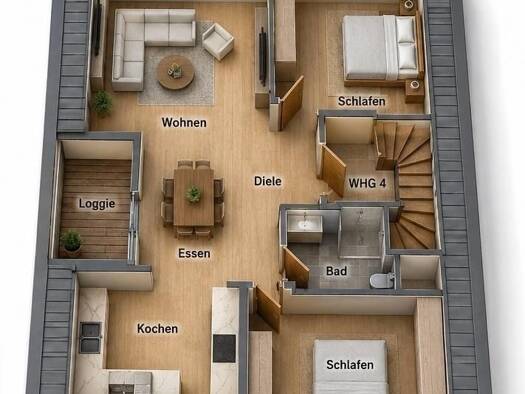 Wohnung zum Kauf 229.139 € 2 Zimmer 50 m² Erwitte Erwitte 59597