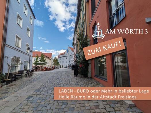 Laden zum Kauf provisionsfrei 1 Zimmer 83 m² Verkaufsfläche teilbar von 40 m² bis 40 m² Am Wörth 3 Freising Freising 85354