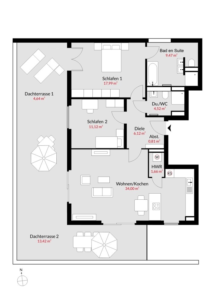 Wohnung zum Kauf 1.125.000 € 3 Zimmer 103,8 m²<br/>Wohnfläche 4.<br/>Geschoss Alte Heide - Hirschau München 80807