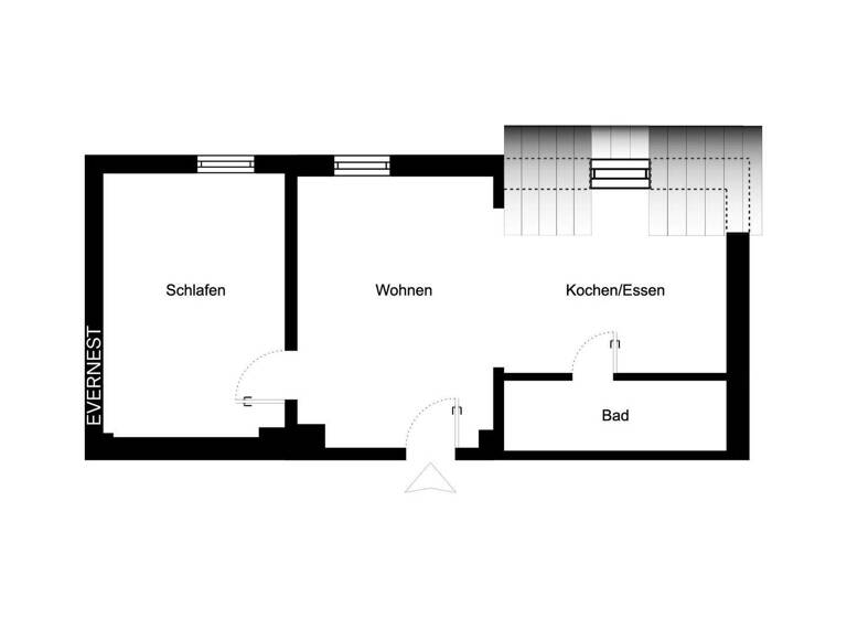 Studio zum Kauf 99.000 € 1 Zimmer 41 m² 2. Geschoss Lütgendortmund Dortmund 44388