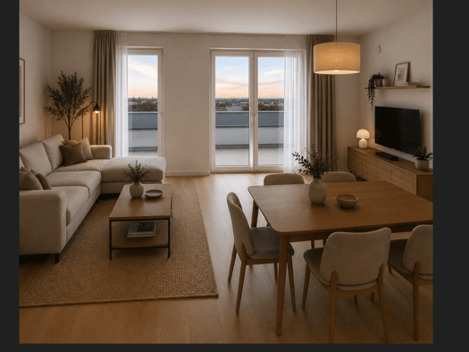 Wohnung zur Miete - Erstbezug 1.119 € 3 Zimmer 76 m² frei ab 01.10.2026 Selent 24238