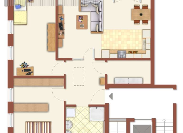 Wohnung zum Kauf 370.000 € 3 Zimmer 90,7 m²<br/>Wohnfläche Dachgeschoss<br/>Geschoss Kaisheim Kaisheim 86687