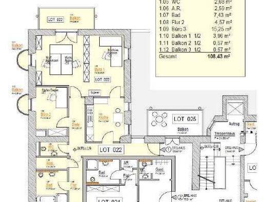 Wohnung zum Kauf provisionsfrei 704.795 € 3 Zimmer 108,4 m² route de Luxembourg 40 Echternach 6450
