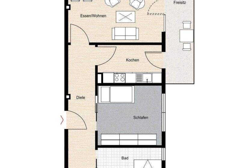 Wohnung zur Miete 569 € 2,5 Zimmer 64 m² 4. Geschoss Lüdenscheid 58513