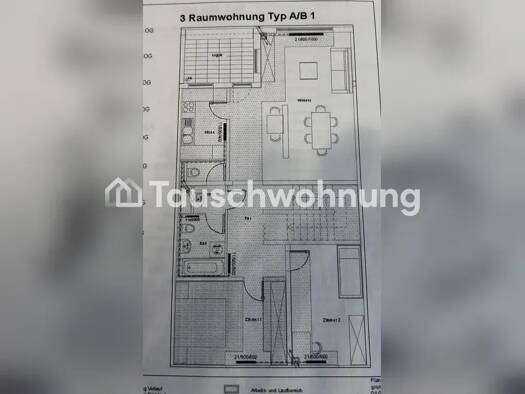 Wohnung zur Miete Tauschwohnung 400 € 3 Zimmer 87 m² 10. Geschoss Märkisches Viertel Reinickendorf 13439