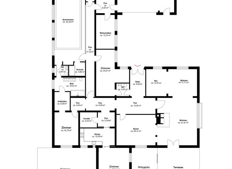 Einfamilienhaus zum Kauf 1.290.000 € 6 Zimmer 409 m² 2.910 m² Grundstück Bendestorf 21227