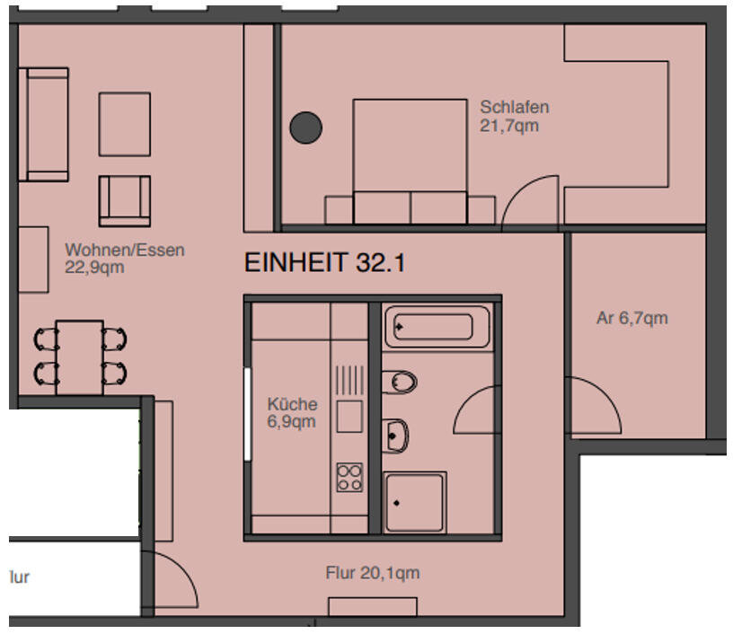 Wohnung zur Miete 880 € 2 Zimmer 88 m²<br/>Wohnfläche 1.<br/>Geschoss 01.02.2025<br/>Verfügbarkeit Ekkehard - Realschule 2 Singen 78224