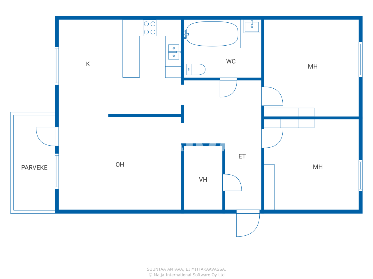 Studio zum Kauf 24.000 € 3 Zimmer 78,5 m²<br/>Wohnfläche 5.<br/>Geschoss Salmentöyryntie  1 Kouvola 45160