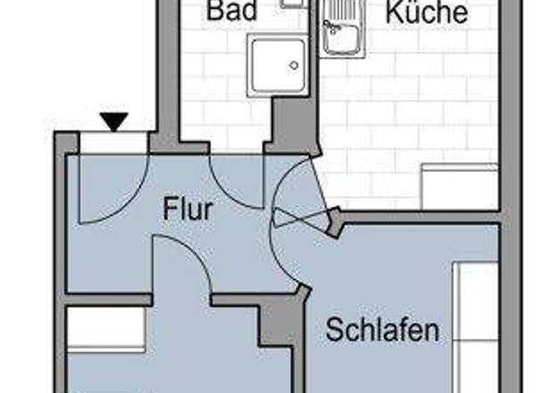 Wohnung zur Miete 526 € 2 Zimmer 55,4 m² 2. Geschoss frei ab 08.03.2026 Dammstr. 8 Markkleeberg 04416