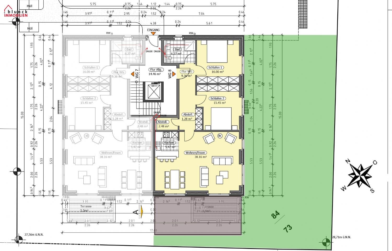 Terrassenwohnung zum Kauf 479.000 € 3 Zimmer 98,7 m²<br/>Wohnfläche Laboe 24235