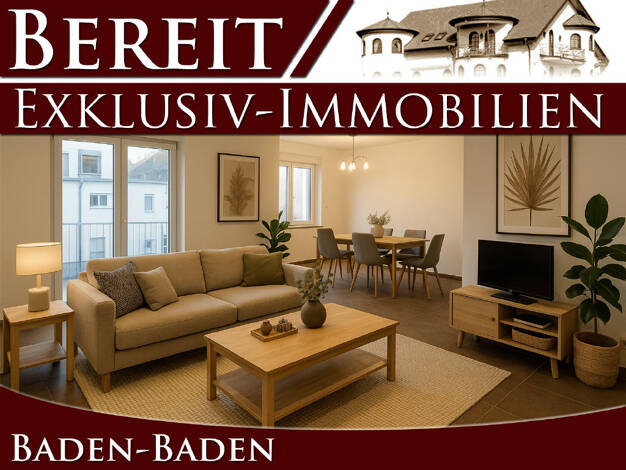Wohnung zum Kauf 380.000 € 3 Zimmer 90 m² 1. Geschoss Baden-Baden - Kernstadt Baden-Baden 76530
