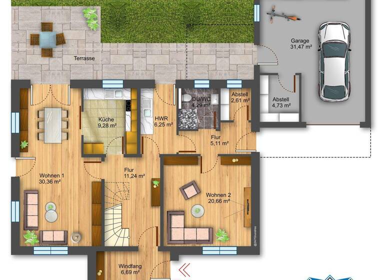 Haus zum Kauf 670.000 € 5 Zimmer 173,4 m² 883 m² Grundstück Buxtehuder Straße 34 Ottersberg 28870