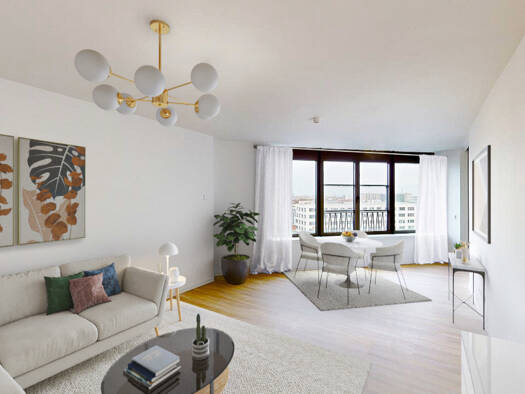 Wohnung zur Miete - Erstbezug 1.315 € 2 Zimmer 58,5 m² 5. Geschoss Lisa-Fittko-Straße 11 Moabit Berlin 10557