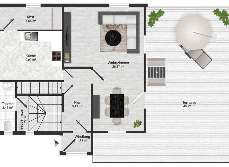 Einfamilienhaus zum Kauf provisionsfrei 430.000 € 3 Zimmer 114 m² 1.133 m² Grundstück Mühlhausen Villingen-Schwenningen 78056