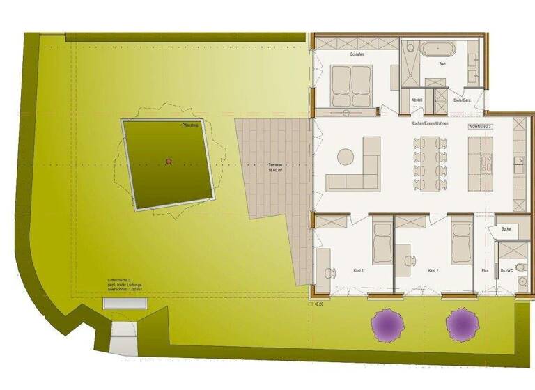 Wohnung zum Kauf - Erstbezug provisionsfrei 599.945 € 4 Zimmer 123,7 m² Öschelbronn Niefern-Öschelbronn / Öschelbronn 75223