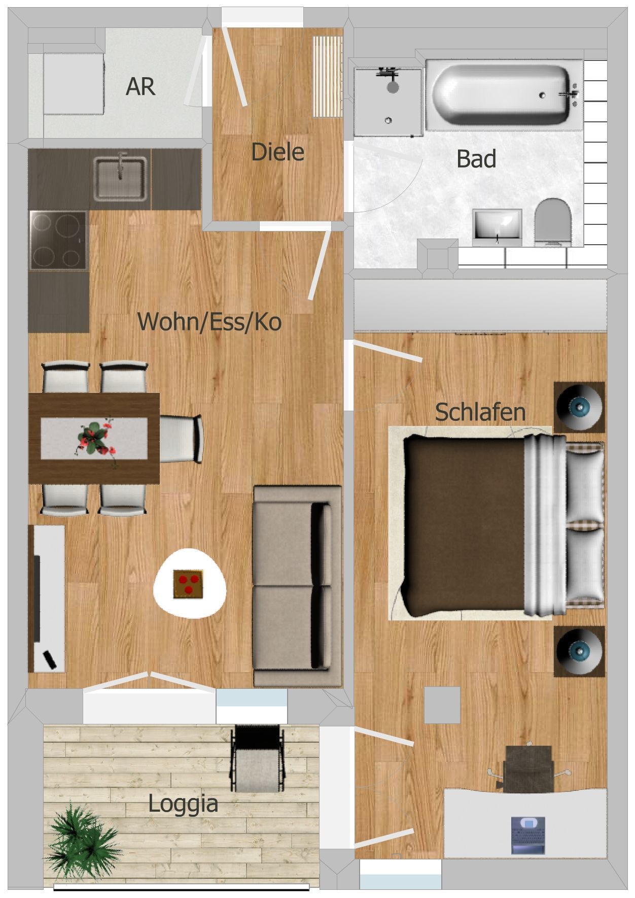 Wohnung zum Kauf 275.000 € 2 Zimmer 62 m²<br/>Wohnfläche 1.<br/>Geschoss 01.02.2025<br/>Verfügbarkeit Glockenhof Nürnberg 90478