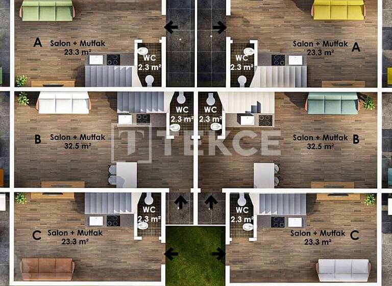 Doppelhaushälfte zum Kauf 659.000 € 4 Zimmer 100 m² 575 m² Grundstück Izmir 35430